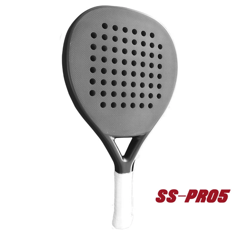 Raquete de padel de fibra de carbono 3K