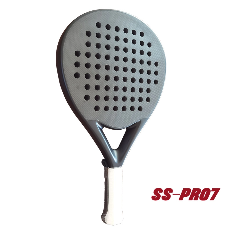 Raquete de padel de fibra de carbono 3K