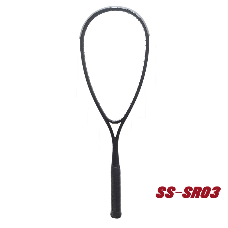 Raquete de squash de fibra de carbono