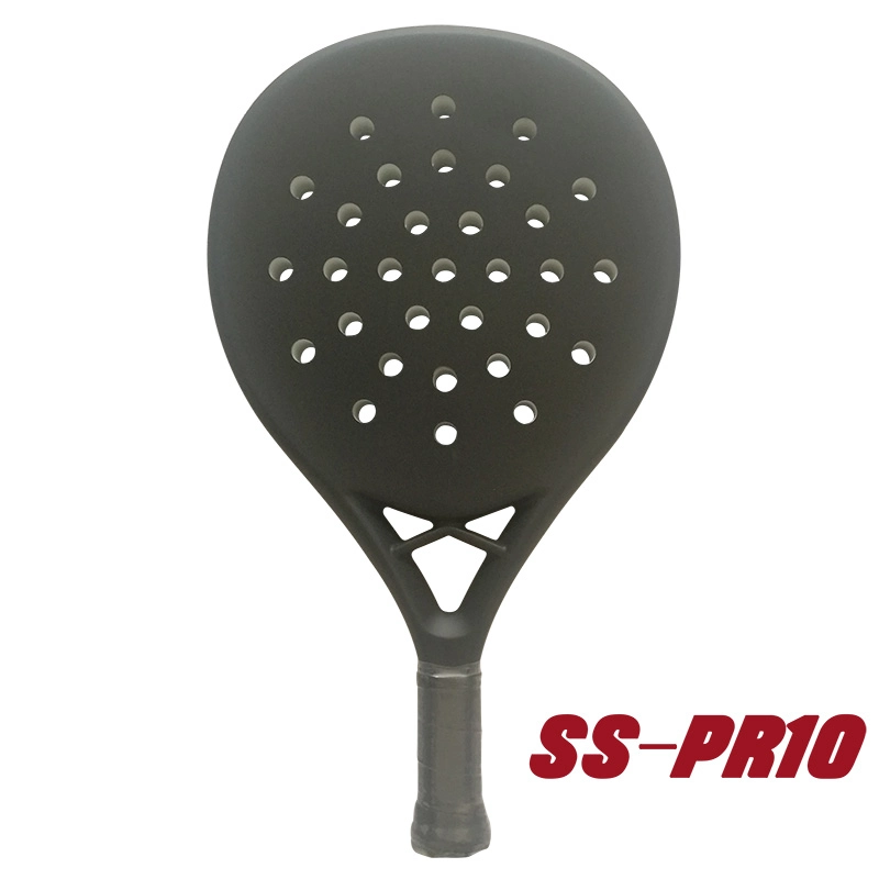 Raquete de padel de fibra de carbono júnior