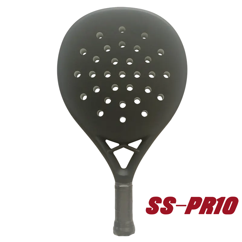 Raquete de padel de fibra de carbono júnior